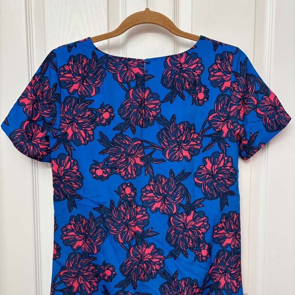 Blue Floral Shift Dress | J.Crew 0 - Picture 8 of 10